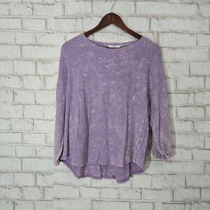 Time and Tru purple long sleeve top